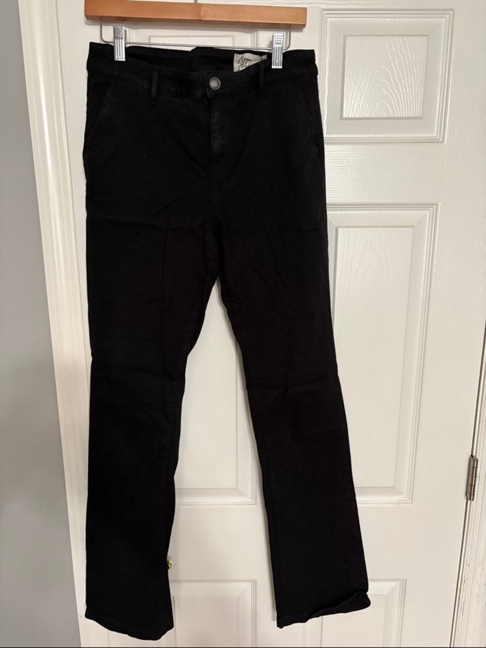Women's Black Boot Cut Pants - Classic Everyday Flare 29T